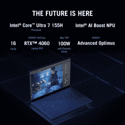 ASUS ROG Zephyrus G16 Gaming Laptop | Intel Core Ultra 7 155H | 16 GB | 1 TB SSD | 8 GB Graphics NVIDIA GeForce RTX 4060 | Eclipse Gray | GU605MV-CO711WS