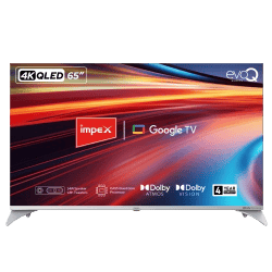 Impex evoQ QLED TV | 164 cm (65 Inch) Google TV | 65S4QLC3