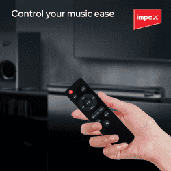 Impex Thunder Beat 3304 Soundbar with Subwoofer | 80W | Bluetooth 5.3 | Multiple Inputs | Black