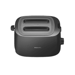 Philips Two slice Pop up toaster with bun warmer | Black | HD2582/90