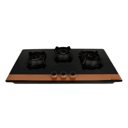 Faber Utopia Hob | 90 cm | 3 Burner | Black | HT 903 BR CI