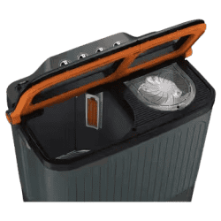 Lloyd Semi Automatic Top Load Washing Machine | 8 kg | 5 Star | Grey | GLWS805EXAVG