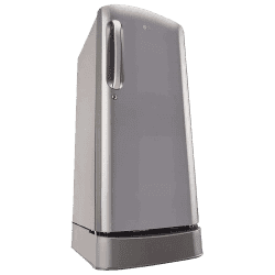 LG Single Door Refrigerator | 185 L | 5 Star | Shiny Steel | GL-D201APZU BPZZEBN