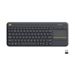 Logitech K400 Plus Wireless Touch Keyboard | Black