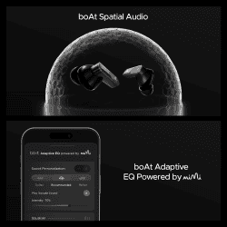 boAt Nirvana X TWS Bluetooth Earbuds | Cosmic Onyx