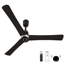 Atomberg Renesa Elite Smart | 1200 mm | BLDC Ceiling Fan with Remote Control & LED Indicators | Earth Brown