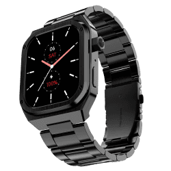 Noise ColorFit Chrome Smart Watch | Amoled | Bluetooth Calling | Elite Black