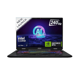 MSI Pulse 17 AI Gaming Laptop | Intel Core Ultra 7 155H | 16GB | 1TB SSD | NVIDIA GeForce RTX 4070 | Black | C1VGKG-031IN