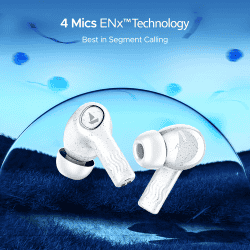 boAt Nirvana Iris Truly Wireless Ear Buds | Quartz White