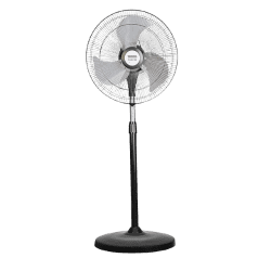 Usha Turbo 180 Pedestal Fan | 450mm | Metal Black
