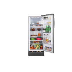 LG Direct Cool Single Door Refrigerator | 224 L | 5 Star | Shiny Steel | GL-D241APZU DPZZEBN