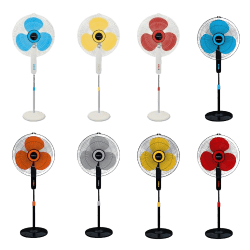 Blueberry JAZZ PRO High Speed Pedestal Fan | 55 Watts | 3 blade | Multi color