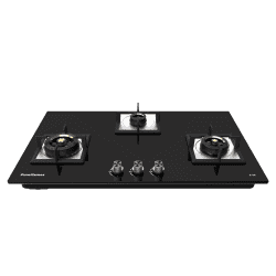 Pureflames S 90 | 3 Burners | Black