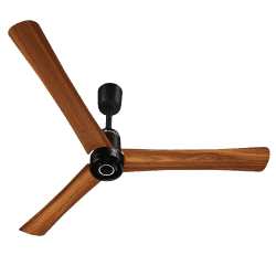 Atomberg Renesa Elite Smart | 1200 mm | BLDC Ceiling Fan with Remote Control & LED Indicators | Golden Oakwood