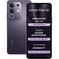 Vivo T4x 5G | 6GB | 128GB | Pronto Purple