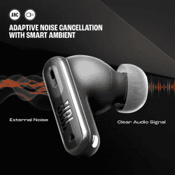 JBL Tune Beam 2 TWS Earbuds | Black | JBLTBEAM2BLK