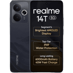 Realme 14T 5G | 8GB | 256GB | Obsidian Black