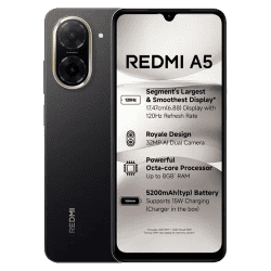 Redmi A5 4G | 4GB | 128GB | Just Black