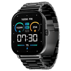 boAt Wave Spectra  Smart Watch  | AMOLED Display | Steel Black