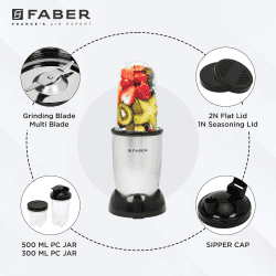 Faber FSB NERO 2in1 Sportz Blender | 400W