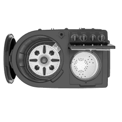 Whirlpool Semi Automatic washing machine | Dynamix Detergent Dispenser | 9kg | Grey Dazzle |