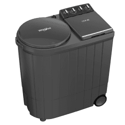Whirlpool Semi Automatic Top Load Washing Machine | 12kg | Ace XL Dynamix Detergent Dispenser | Graphite Grey | 30349
