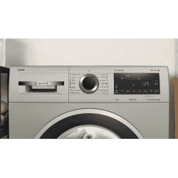 Bosch Series 8 washing machine | 11 kg | front loader | Silver inox