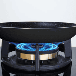 Elica FLEXI IND FB 375 DFS DX Glass Automatic Hob | 3 Burner | Black