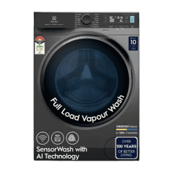 Electrolux Ultimate Care 700 Wifi Inverter Fully Automatic Front Load Washing Machine | 11 kg | 5 Star | Onyx Dark Silver | EWF1142R7SB
