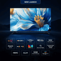 Xiaomi X Pro Series QLED Google TV | 109.22 cm (43 inch) | 4K Ultra HD Smart with Google Voice Assistant | ELA6002IN