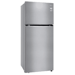 LG Double Door Refrigerator | 380L | 2 Star | Smart Inverter Compressor | Shiny Steel | GL-S412SPZY FPZZEBN