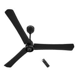 Atomberg Renesa Smart Ceiling Fan | 1200 mm | 3 Blade | Midnight Black