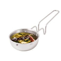 The Indus Valley Triply Stainless Steel Tadka Pan