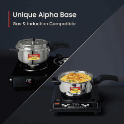 Prestige Svachh Deluxe Alpha stainless steel Pressure Cooker | 3L | 20248