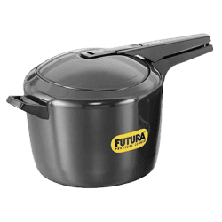 Hawkins Futura Hard Anodised Pressure Cooker | 9 L | Black | FP90