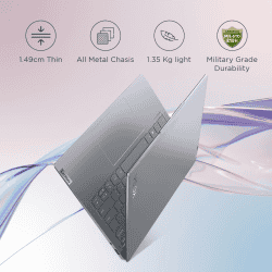 Lenovo Yoga Slim 6 Thin and Light Laptop | Intel Core i5 13th Gen 13500H |16 GB | 512 GB SSD | Storm Grey | 83E00004IN
