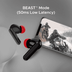 boAt Airdopes Ultra Plus TWS Ear Earbuds | Wireless Earbuds with 50 Hours | Midnight Black