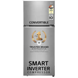 LG Double Door Refrigerator | 380L | 2 Star | Smart Inverter Compressor | Shiny Steel | GL-S412SPZY FPZZEBN