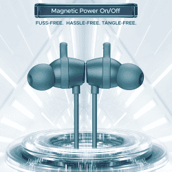 boAt Rockerz 255 Touch in Ear Neckband | Spatial Audio | Full Touch Controls | Teal Green
