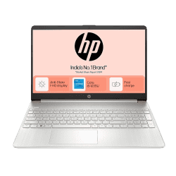 HP 15s Thin and Light Laptop | Intel Core i5 12th Gen 1235U | 8 GB | 512 GB SSD | Silver | 15S-FY5008TU