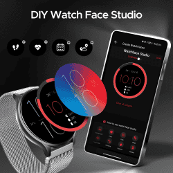 Boat Lunar Orb Smartwatch | AMOLED Display |  BT Calling | Metal Grey