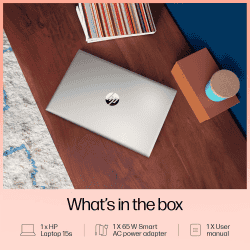 HP 15s Thin and Light Laptop | Intel Core i5 12th Gen 1235U | 8 GB | 512 GB SSD | Silver | 15S-FY5008TU