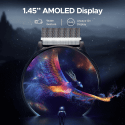 Boat Lunar Orb Smartwatch | AMOLED Display |  BT Calling | Metal Grey