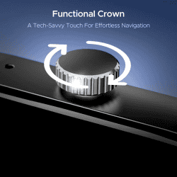 boAt Wave Spectra  Smart Watch  | AMOLED Display | Steel Black