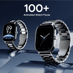 boAt Wave Spectra  Smart Watch  | AMOLED Display | Steel Black