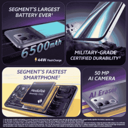 Vivo T4x 5G | 6GB | 128GB | Pronto Purple