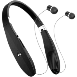 Portronics Harmonics 200 Wireless Stereo Bluetooth Neckband | Black | POR-927
