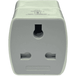 JTP Universal Plug 6AMAX Worldwide J4 Adaptor  | White
