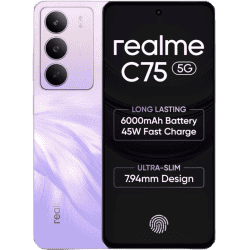 realme C75 5G | 6 GB | 128 GB | Purple Blossom