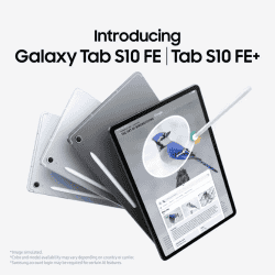 Samsung Galaxy Tab S10 FE+ Tablet | Wi-Fi+5G |  12 GB |  256 GB | Silver | X626